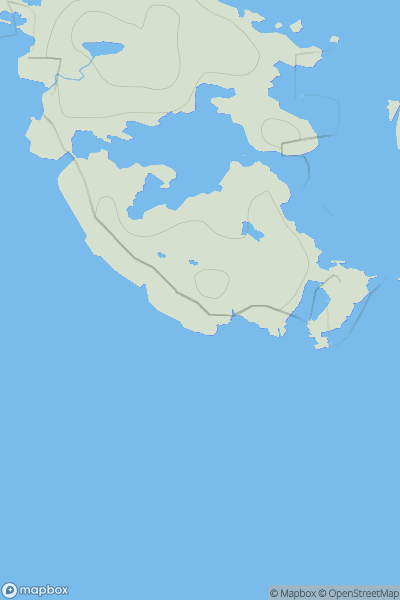 Thumbnail image for Aird Mhor [Harris and Nearby Islands] showing contour plot for surrounding peak